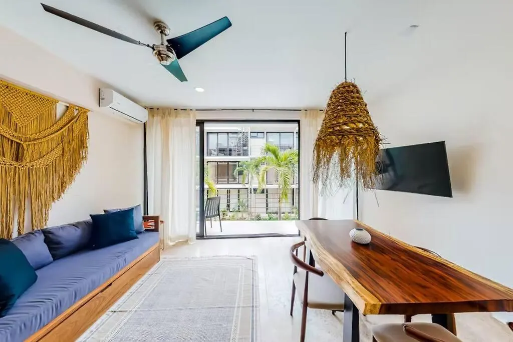 Apartamento 203 Amena, Minutes From The Sea Comfy 1Br Apt W/Gym Tulum